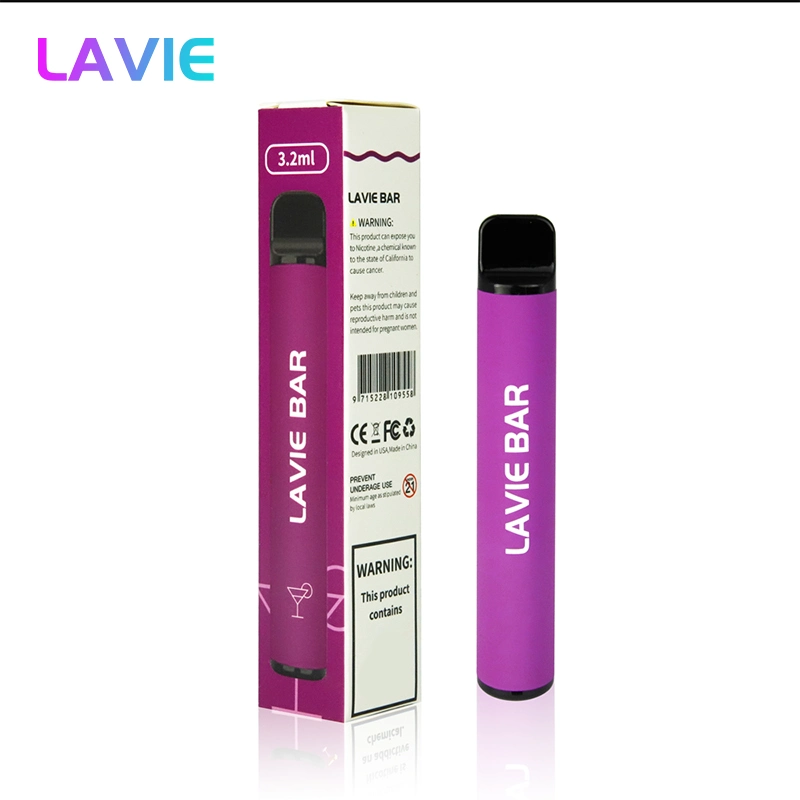 Lavie Bar High quality/High cost performance Cheap Disposable/Chargeable Pen Electronic Cigarette 0% 2% Salt Nicotine Mesh Coil Tpd 800 Puffs Vape Pen