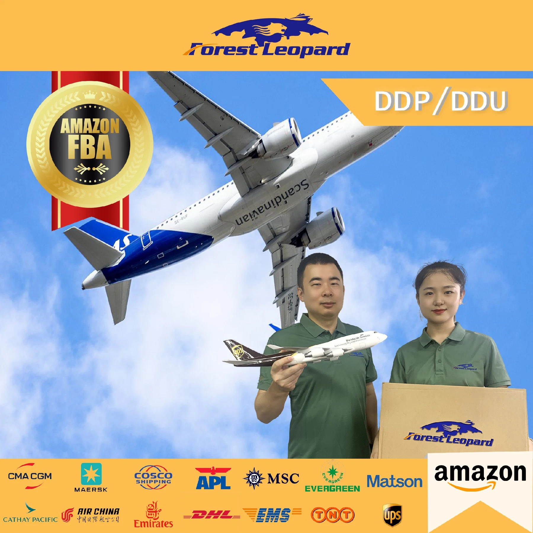 Cheapest Cargo Agent Shipping DDP Door to Door Air Freight Rate From Chinac