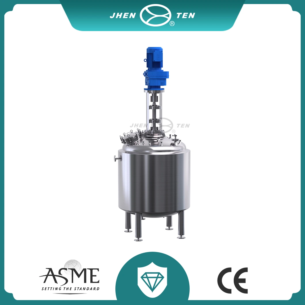 Steam Heating Stirred Vessel Mixer Chemical Stirred Tank Reactor