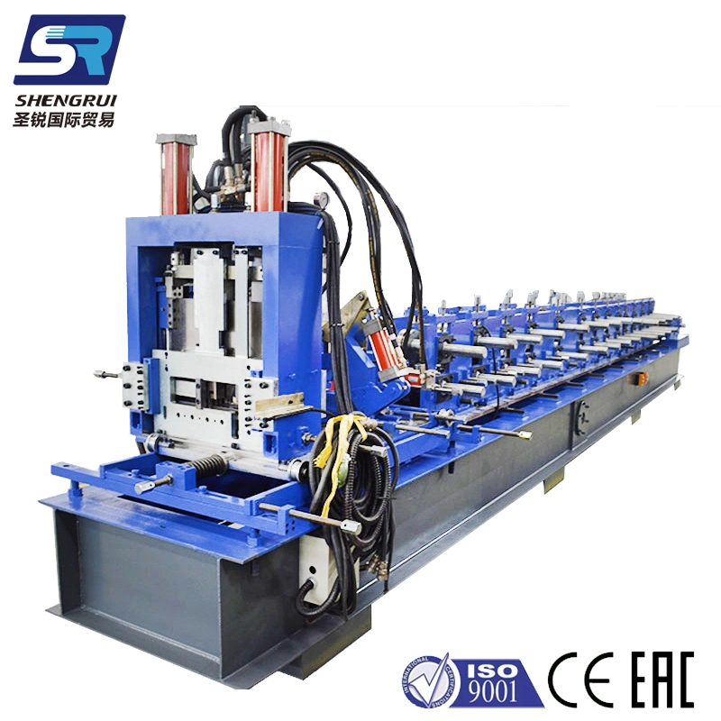 Fully Automatic Metal Frame C Z U Purlin Channel Stut Profile Cold Drawn Roll/Rolling Making Forming Machine