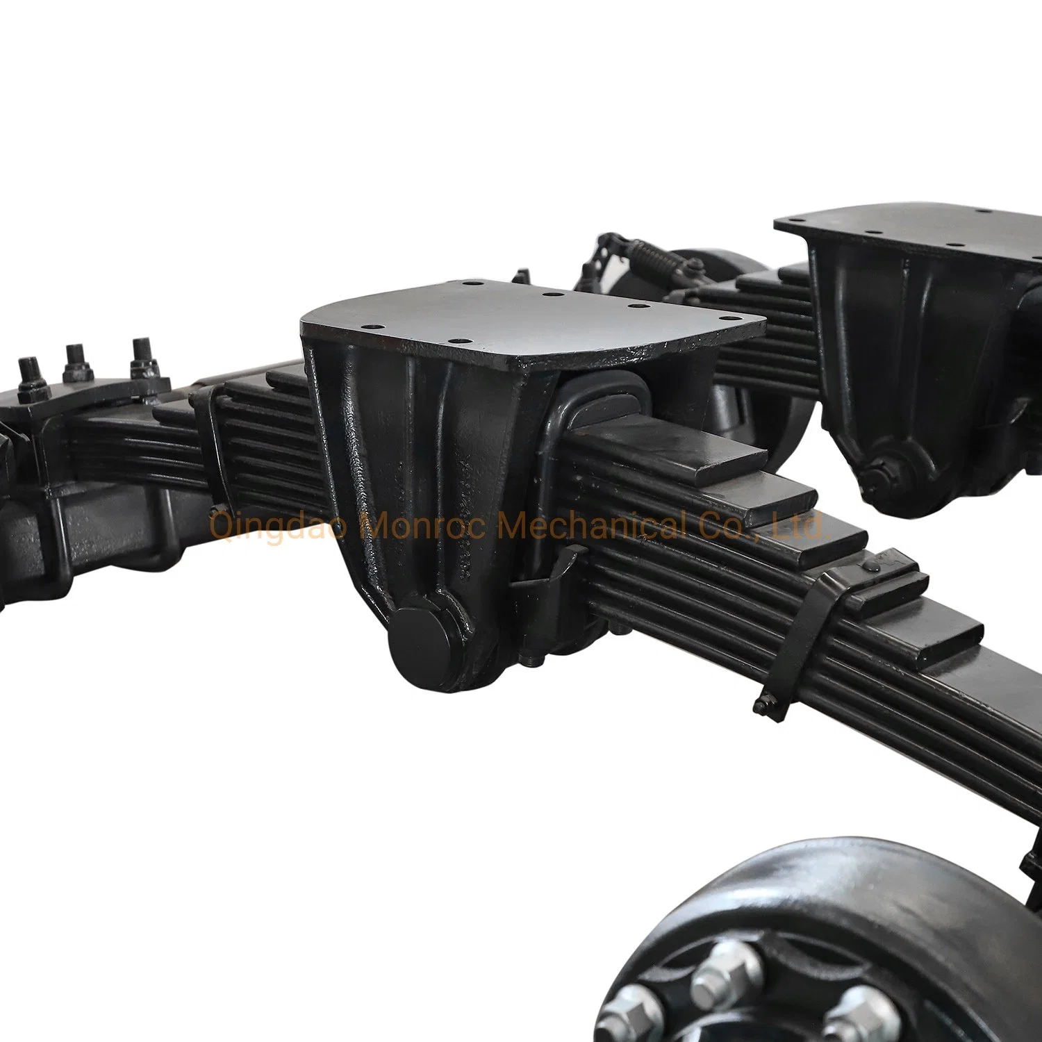 Agricultural Trailer Bogie Suspension with Steering Alxe 6-13T 80square\Leaf Spring