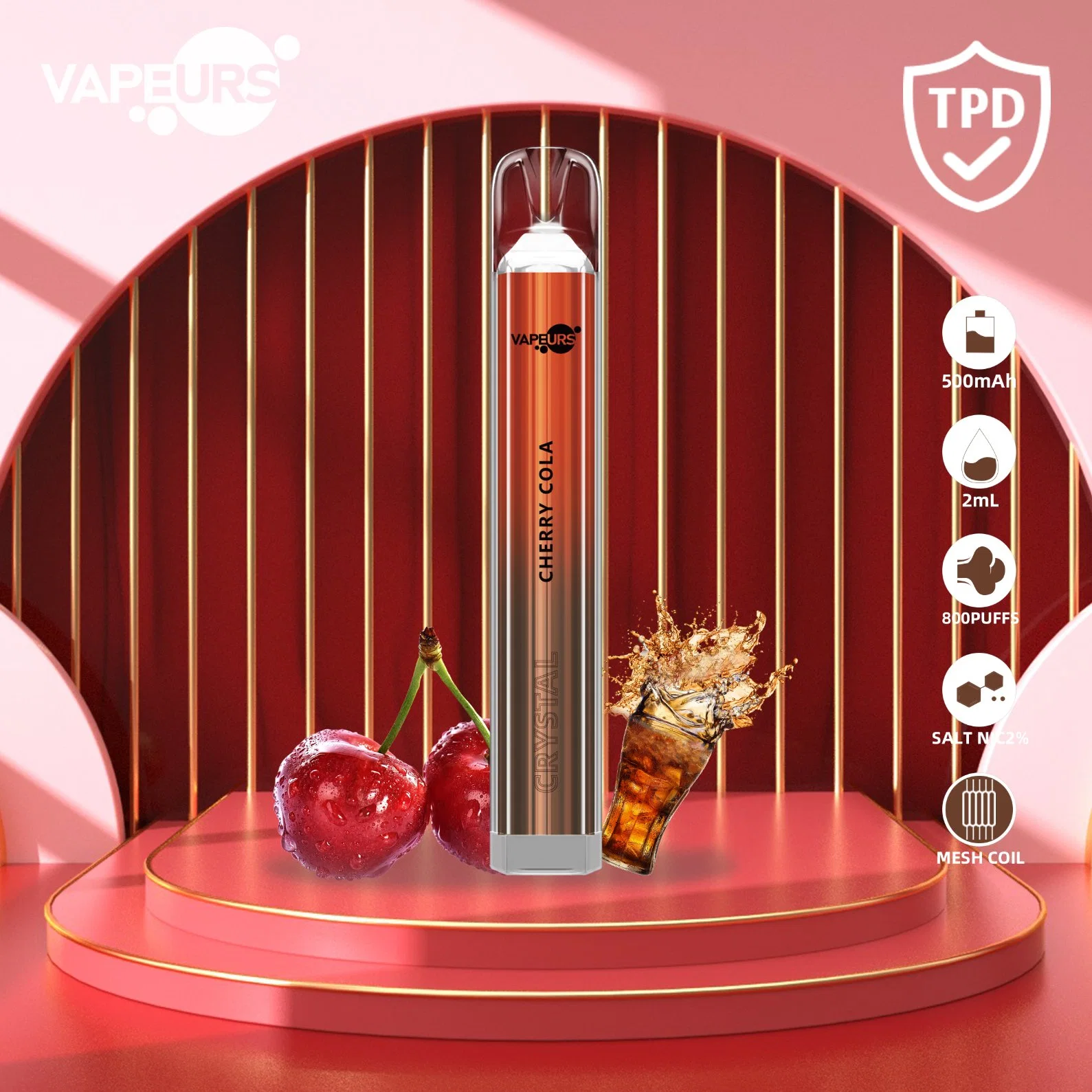 36 популярные вкусовые добавки TPD VAPeurs Crystal Vape Mesh Coil Вапес 800 Puff Plus Crystal E Cigarette Alibaba Дистрибьюторы Puff