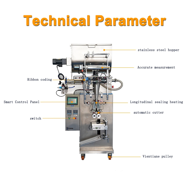 Automatic Vertical Liquid Packing Machine, Oils (cooking oil, essential oils) Dairy Products (milk, yogurt)