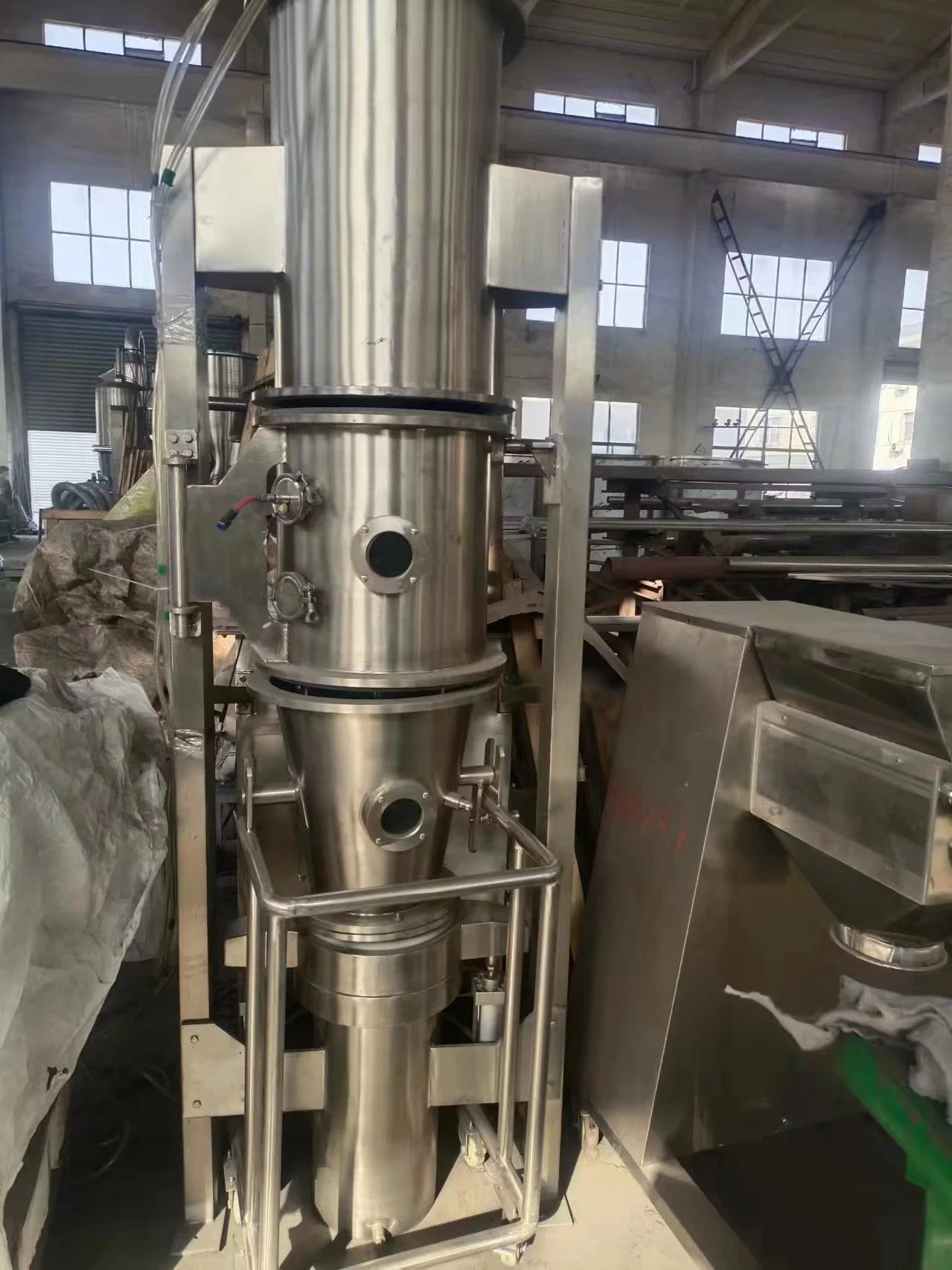 Coffee Powder Granule Making Machine and Fluid Fluidized Bed Granulator Dryer for Instant Coffee Chemical