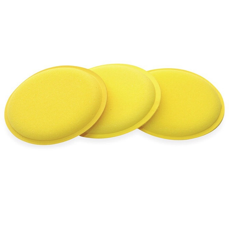 High Density Car Wash Care Polishing Waxing Crimping Round Polish Brush Sponge