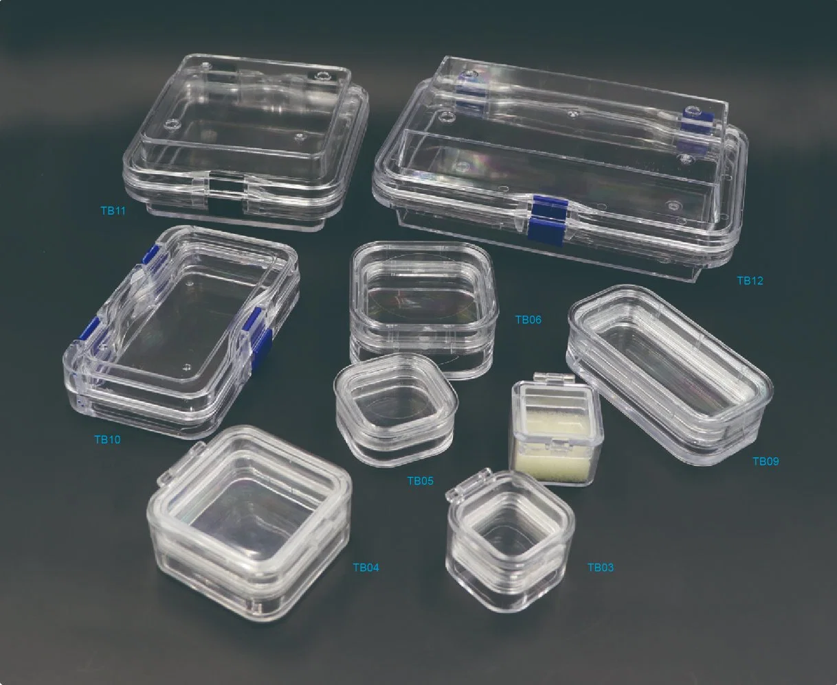 Prótesis Dental caja de embalaje con membrana clara Joyero