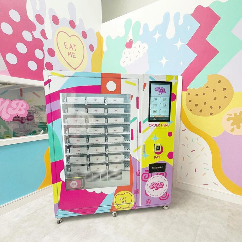 Dessert Vending Machine Erdbeere Chessecake Vending Machine mit Aufzug und Großer Touchscreen