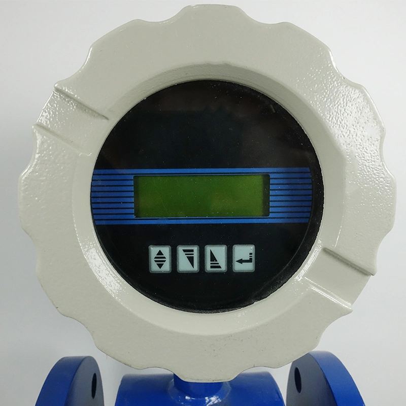 Dn25 Pulse and 4-20mA Output PTFE Lining SS316L Electrode Remote Type IP68 Flow Meter Water Flow Meter