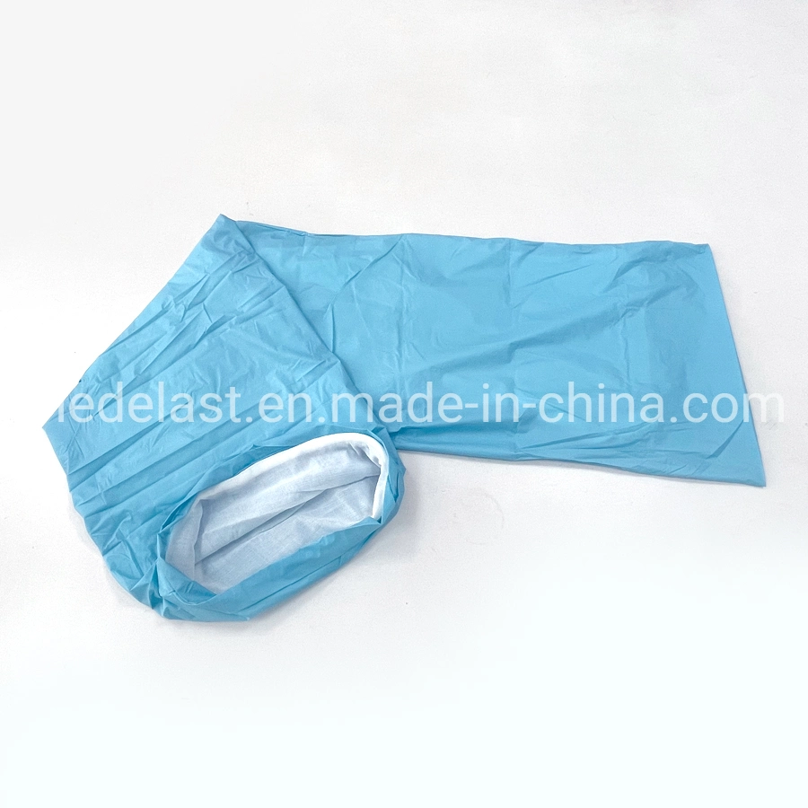 Impermeable impermeable Stockinette desechables quirúrgico estéril Legging drapeado TPE+poliéster