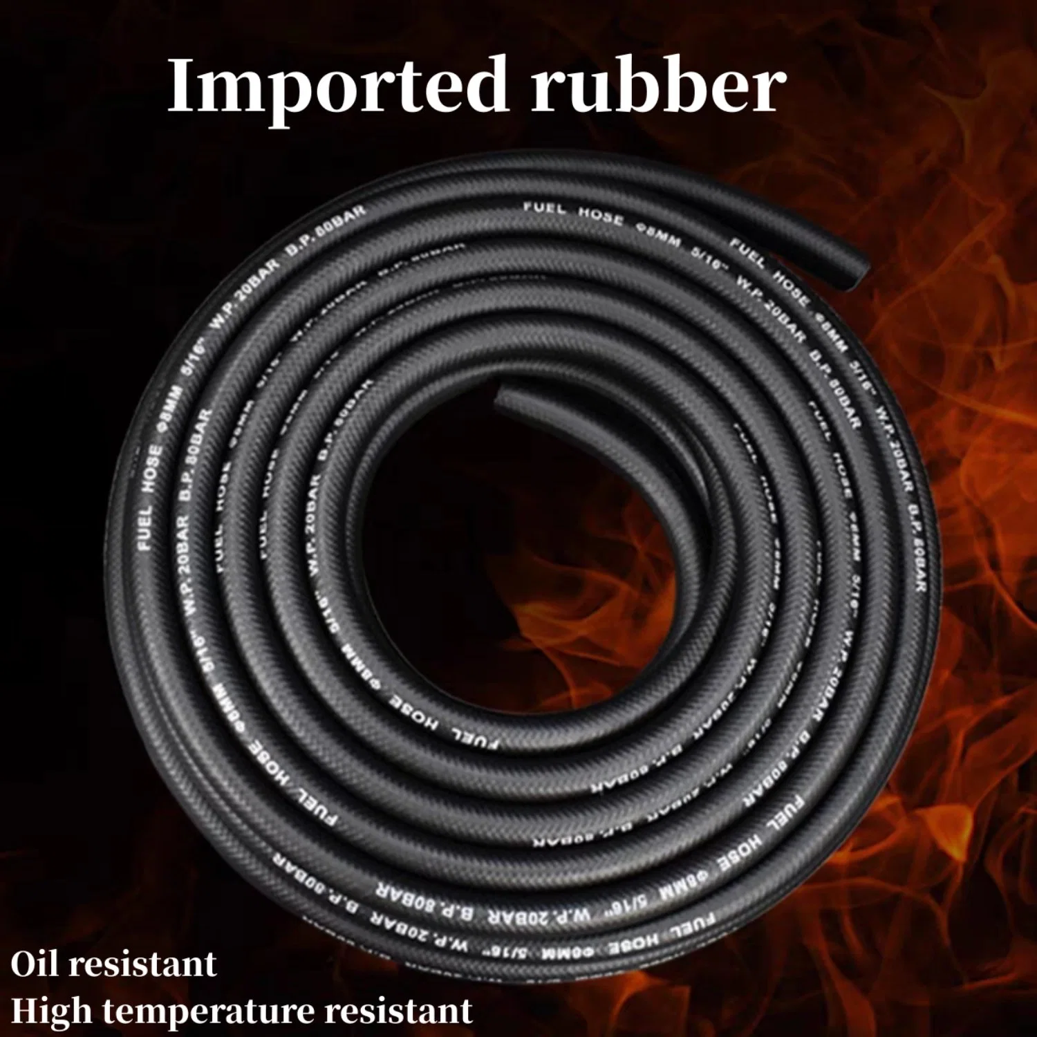 High Pressure Air Water Rubber Hose Air Compressor Pipe