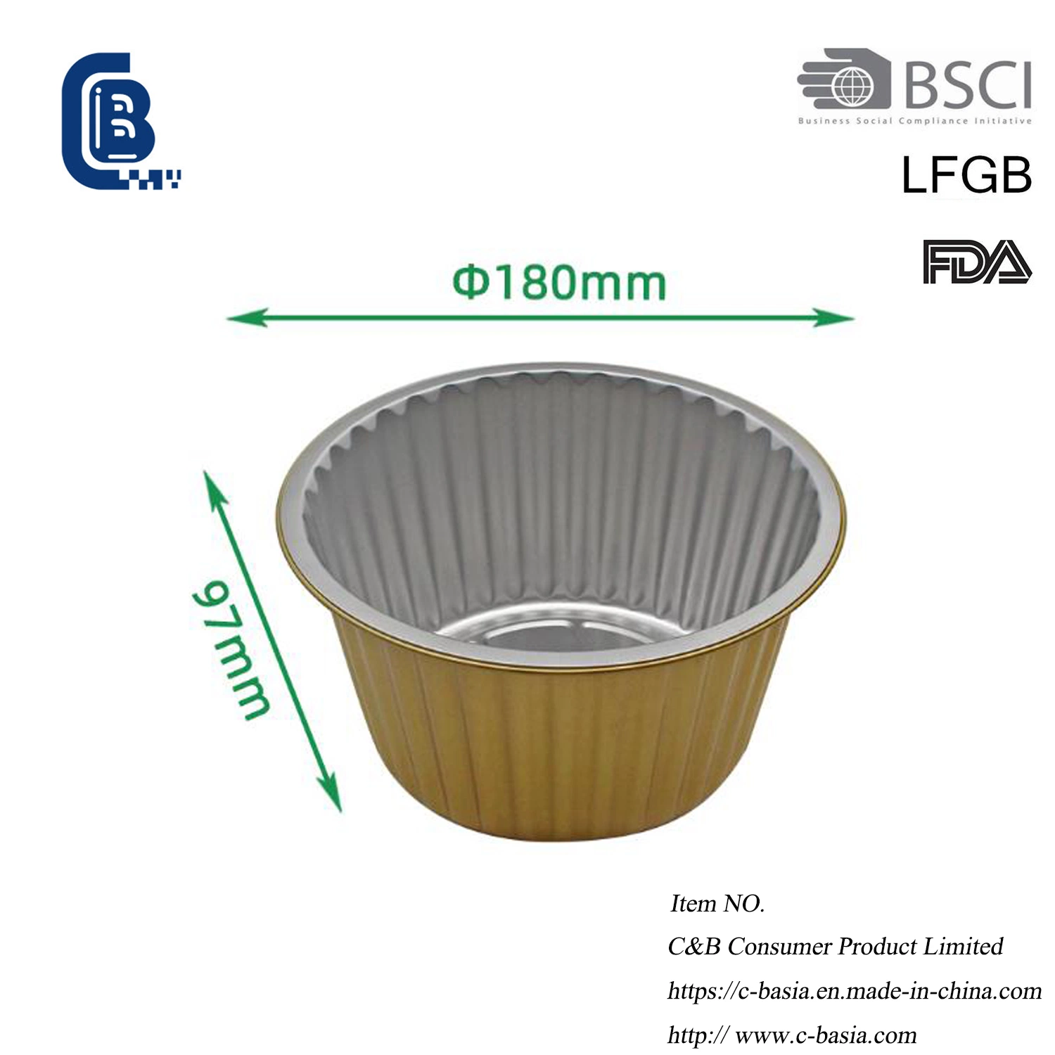 Household Disposable Aluminum Foil BBQ Grilling Baking Cake Pie Ramekin Pan Food Packaging Container