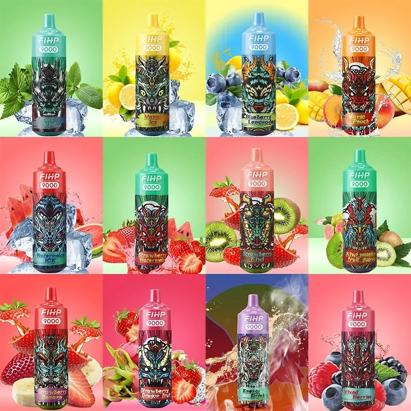 Original Fihp Puff 9000 lápiz desechable VAPE Nuevo recargable 9K E fábrica de cigarrillos OEM Personalizar Randm Tornado 9000 VAPE