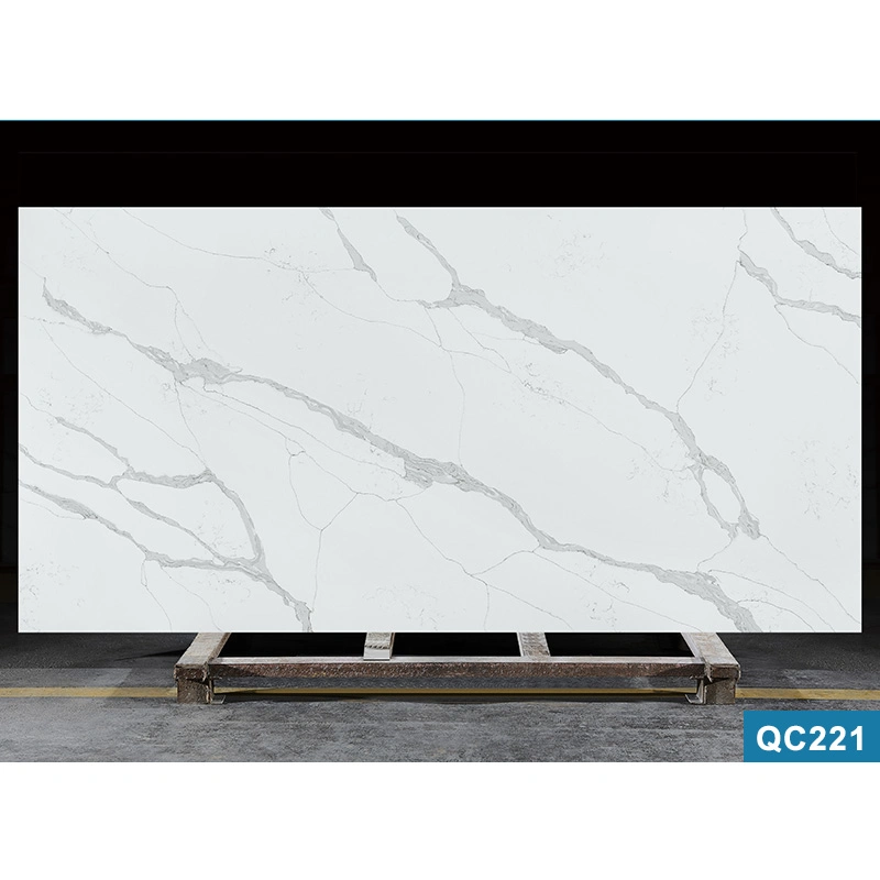 Engineered Quartz Stone Calacatta 2cm 3cm/Cutting for Free/Komanstone