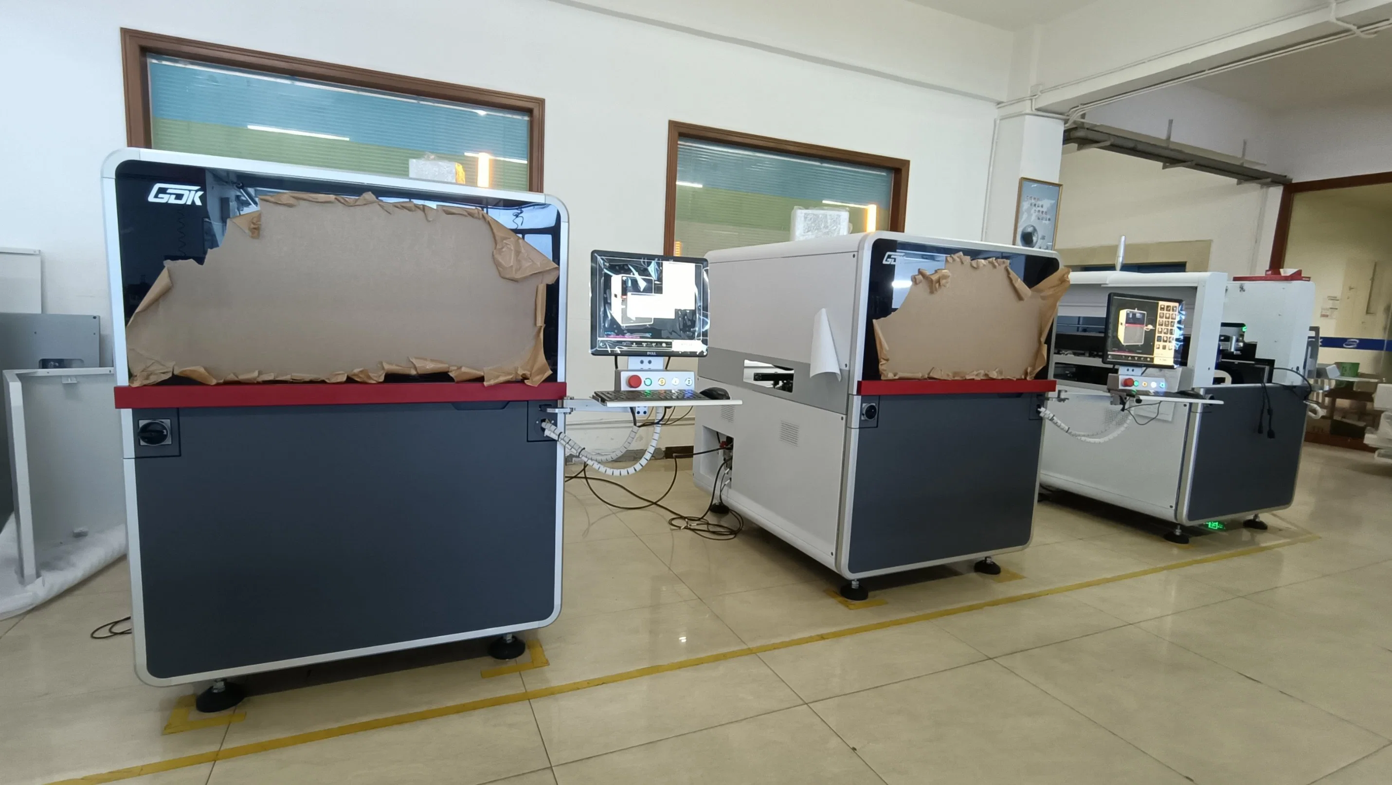 China Original Factory HTGD (brand: GDK) Full Automatic PCB Solder Paste Stencil Printer Low Screen Printing Machine Mx Plus