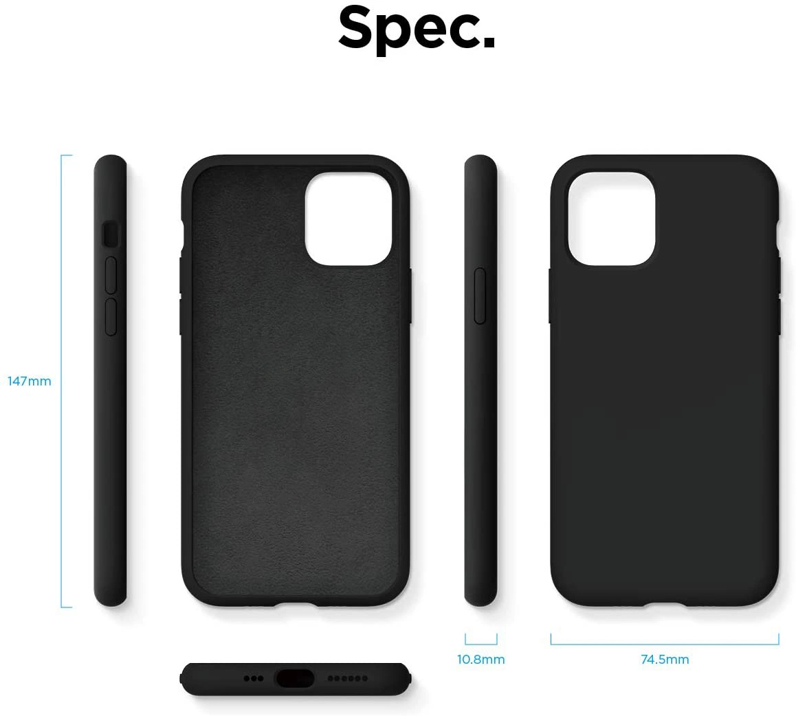 100% Original Liquid Silicone Cover Rubber Shockproof Mobile Phone Case for iPhone All Series