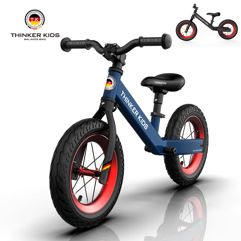 Blue Pneumatic Tires Children's Balancing Car