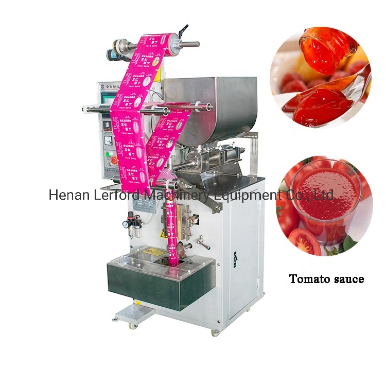 Machine d'emballage automatique de liquide de pâte de tomate à l'ail au gingembre pour shampooing Freezits de qualité alimentaire