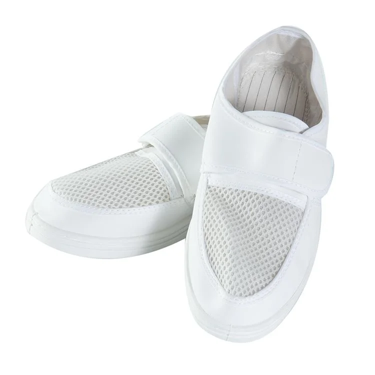 Leenol White PVC Shoes Working Cleanroom Shoes