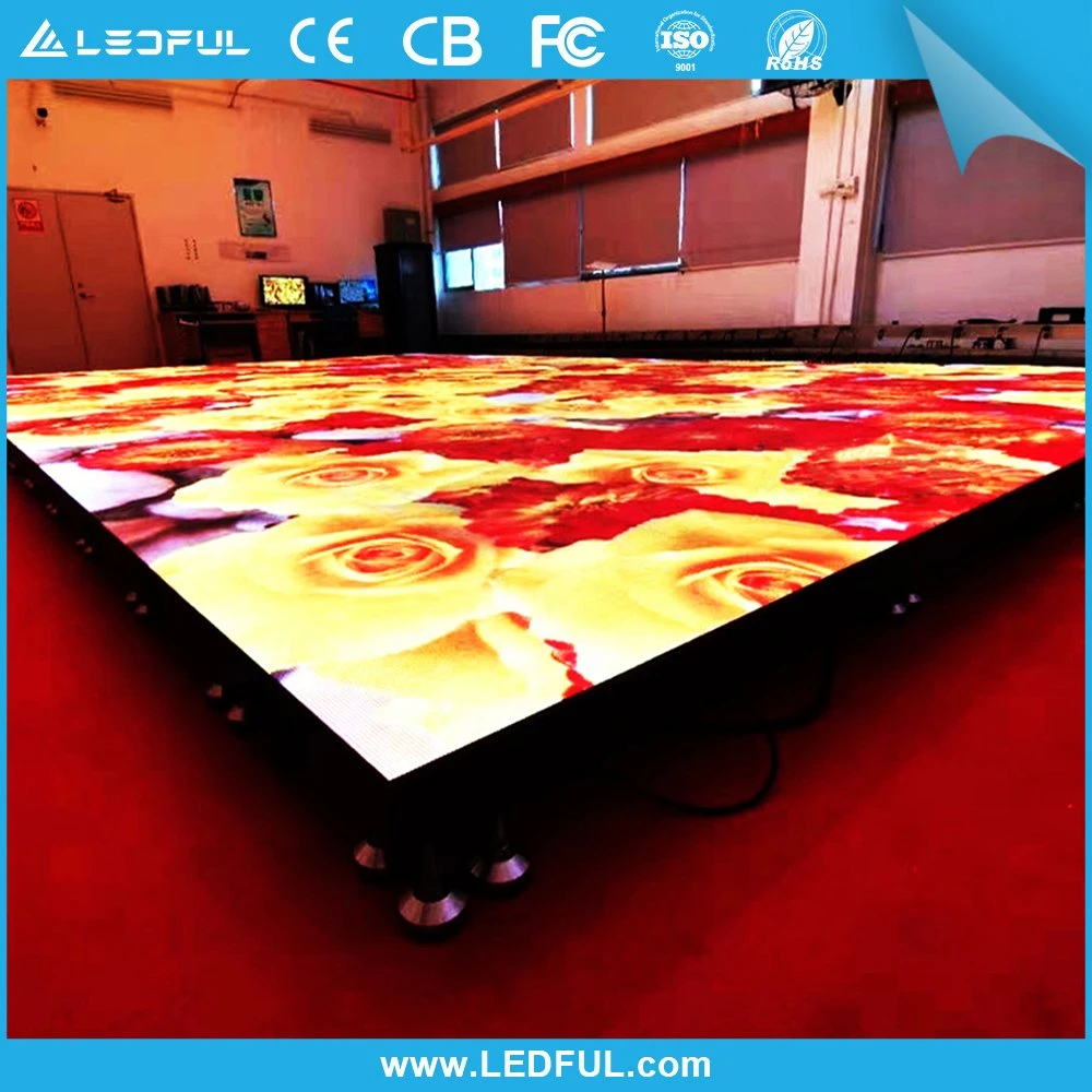 Indoor Outdoor Interactive Multifunction P2.976 P3.91 P4.81 P6.25 LED Dance Floor Screen Display