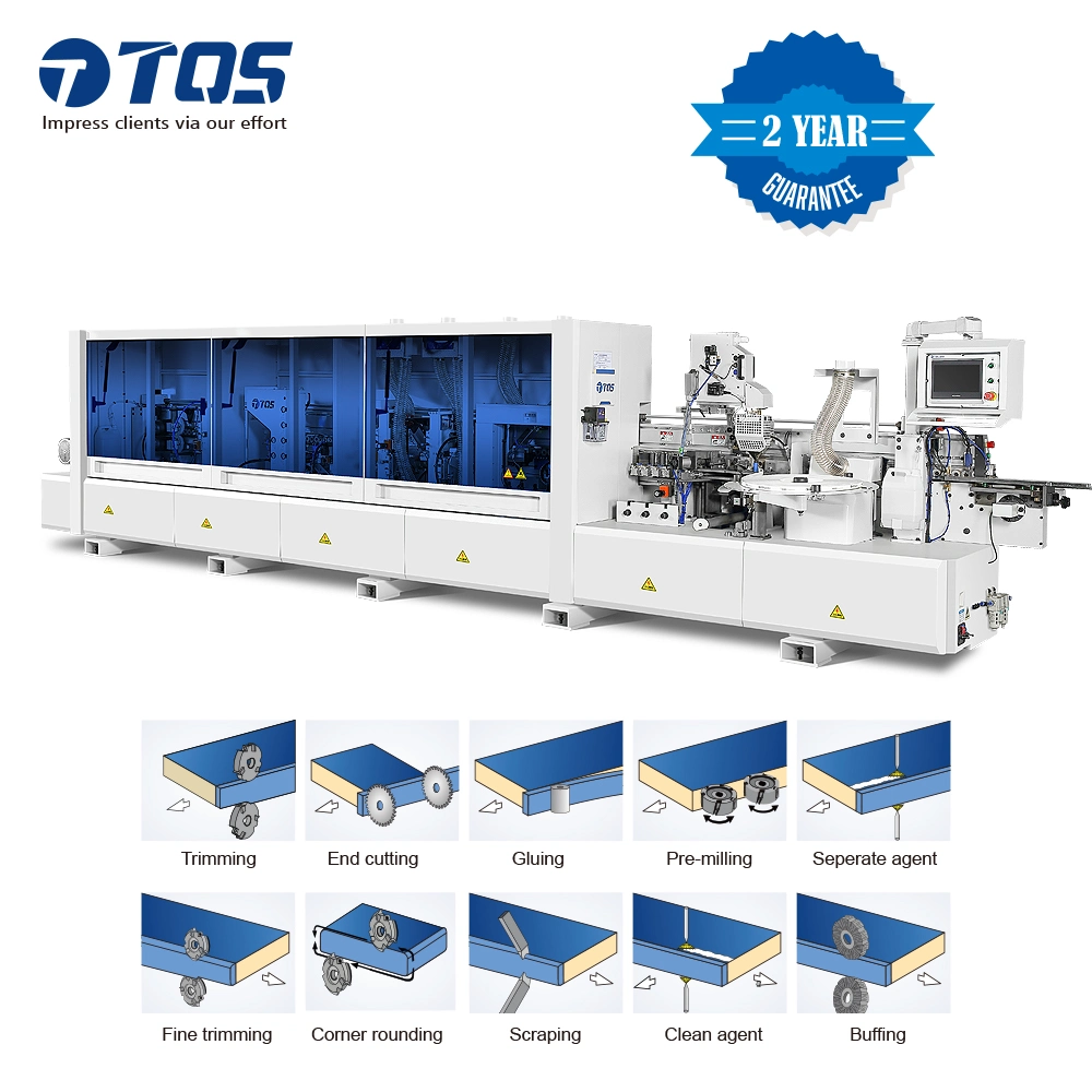 Venta caliente: Automático con máquina Pre-Milling Cantos y el doble de corte y Redondeo de esquinas / Edge Bander