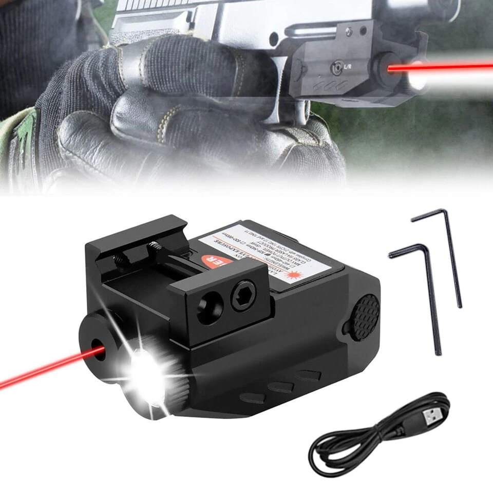 Lampe torche pistolet laser rechargeable 350 lumens Combo