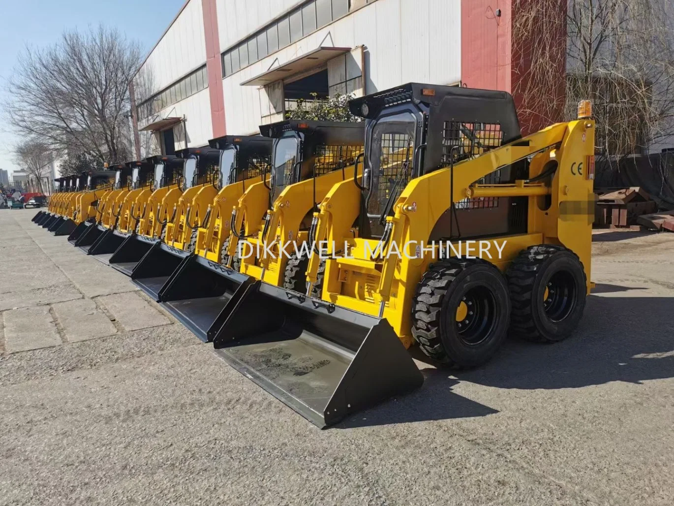 Super Monkey Official Hj120 103kw Wheel Loader Rated Load 1200kg with Weichai Engine/Various Attachments/Luxury Cap Hot Sale Skid Steer Loader