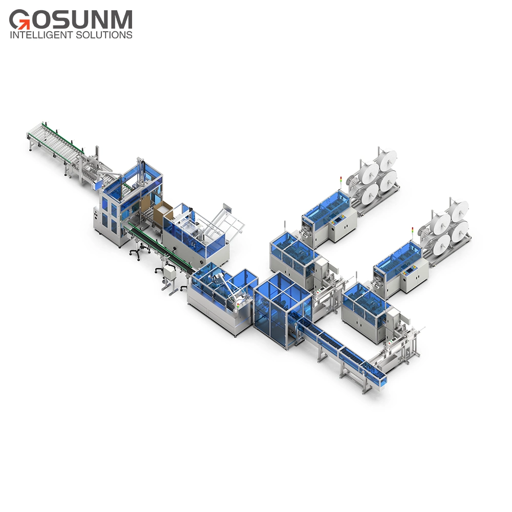 Gskzj-110 Flat Anti-Foam Disposable Face Mask Packing Machine