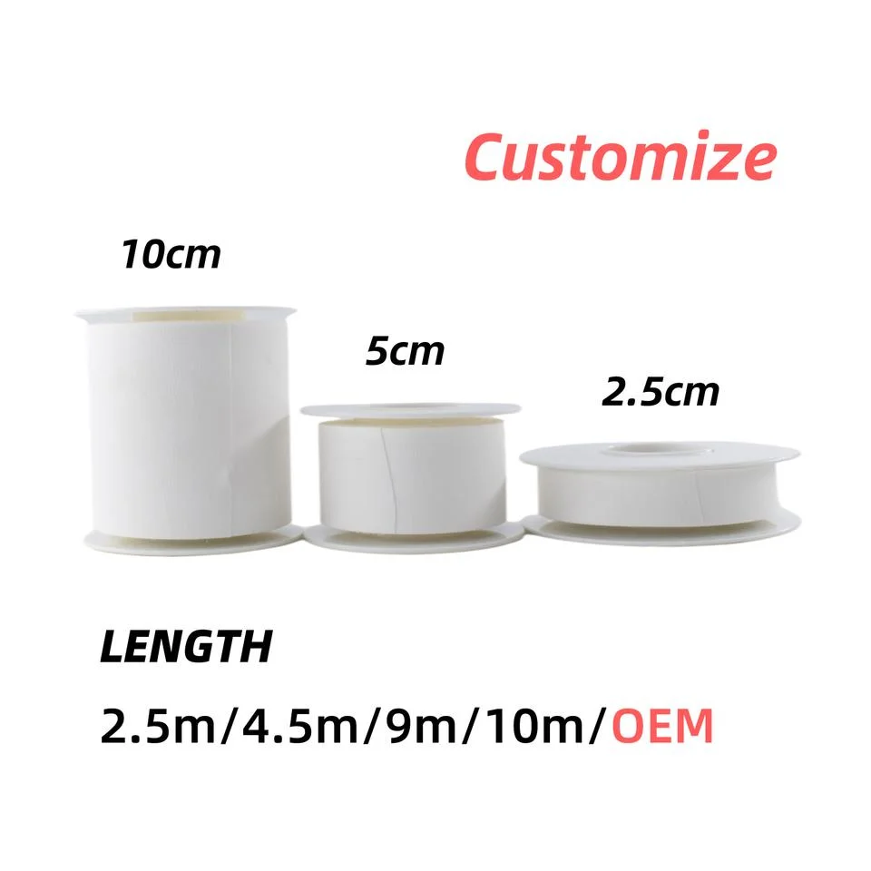 Latex Free Cotton Dressing Micropore Medical Use PVC Waterproof Self Adhesive Surgical Tape