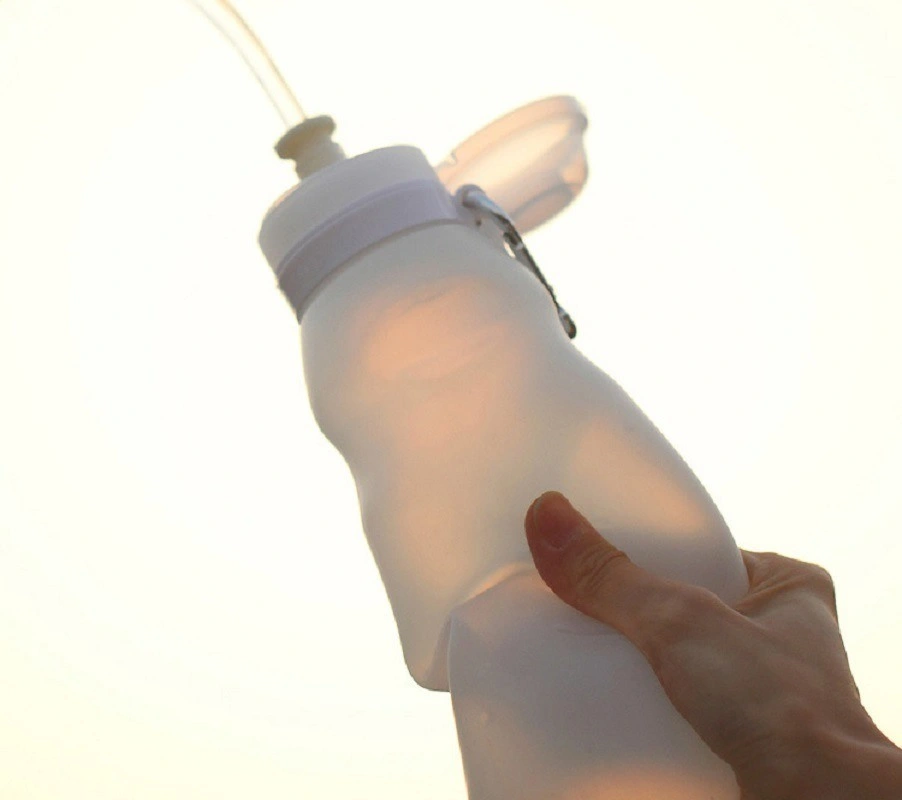 Foldable Silicone Drinking Bottle Leak Proof Bottle Ci16188