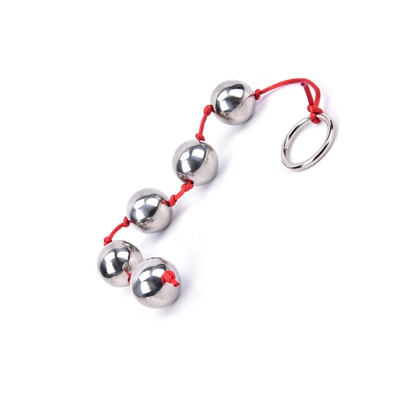 Sex Toy Manufacturers 5 Balls Anal Beads, Metal Anal Plug Butt Plug Adult Products Sexy