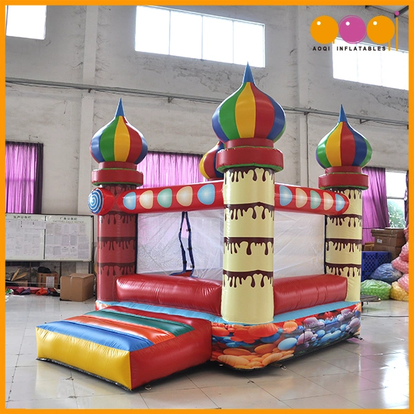 Colorful Spray Painting Mini Inflatables Castle (AQ431)