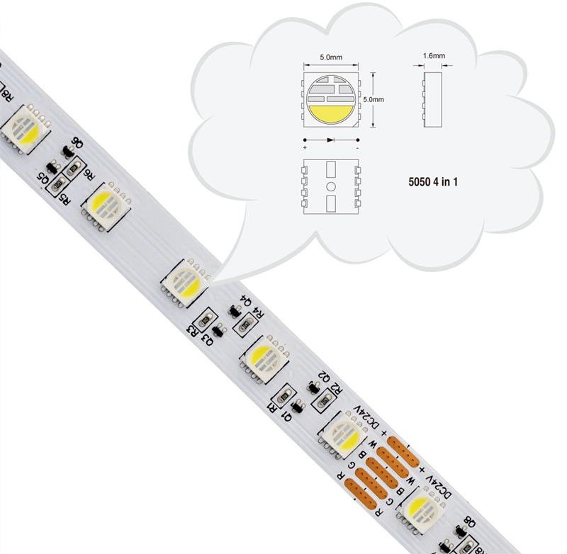 Programmable 12V Waterproof Magic SMD 5050 Remote Backlight Flexible LED RGB Strip