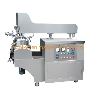 50L Industrial Functional Vacuum Mixer Paste / Cream / Lotion / Gel Making Machine with Heating and Cooling Function