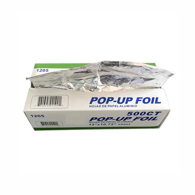 Hot Sale Colored Aluminum Foil Paper Pop up Foil Sheets Hairdressing