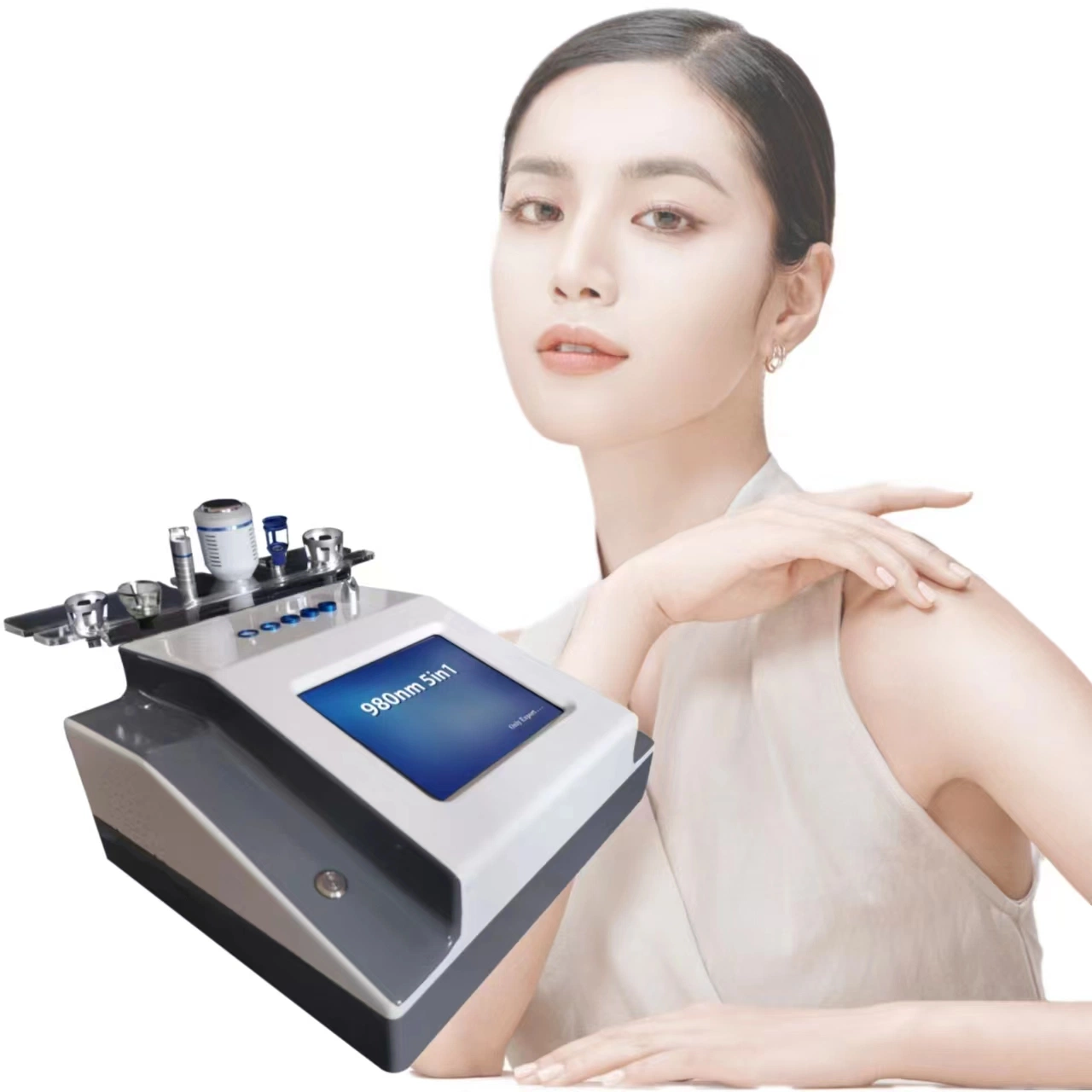 980nm Medical Diode Laser Spider Vein Removal Vascular Removal Red Blood Vessel Nails Fungus Removal Machine