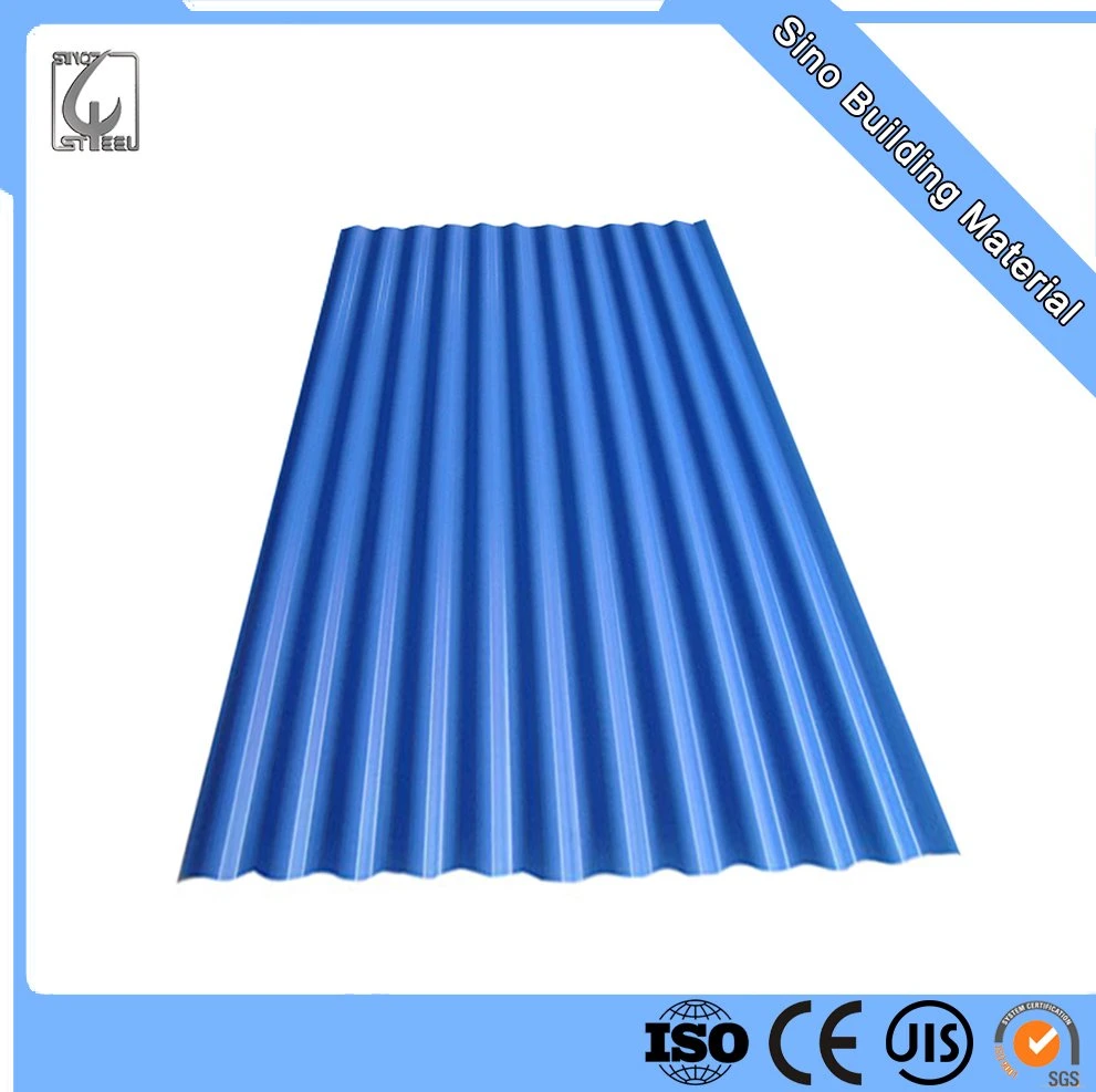 PPGI Corrugated Colored Metal Sheet Prepainted Roofing Sheet for Industrial Buiding