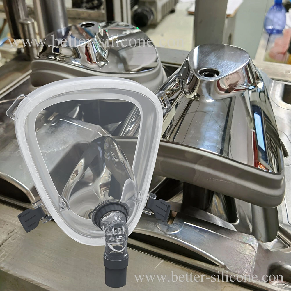 Custom Portable Medical Plastic Oxygen Mask for Resuscitator Parts