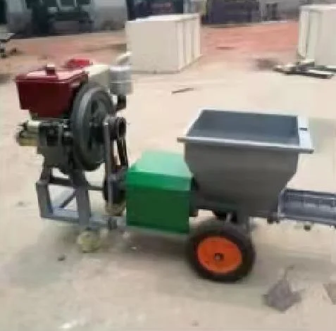 High Pressure Wall Cement Sprayer/Plastering Machine/Automatic Mortar Wall Plaster Spray Machine