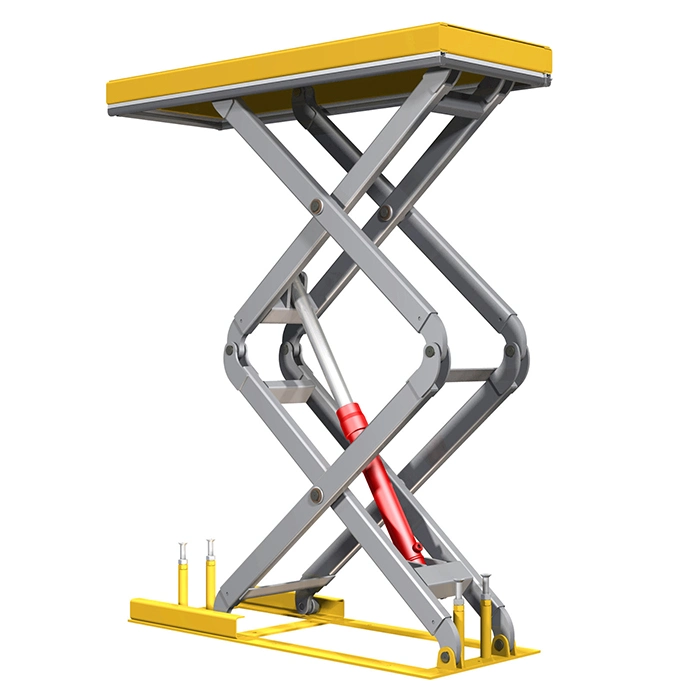 Hidráulico fijo Antena eléctrica Scssior Tabla de la plataforma elevadora carretilla