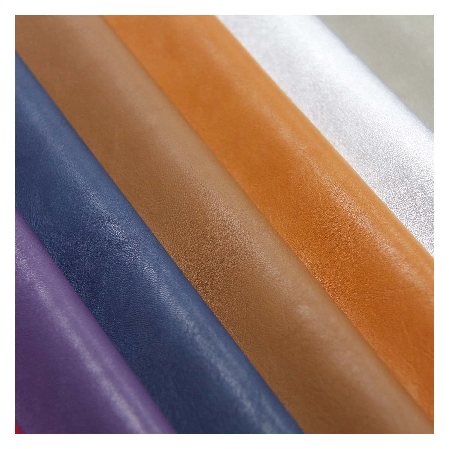 0.6mm Fashion Design PU Faux Synthetic Leather for Clothing