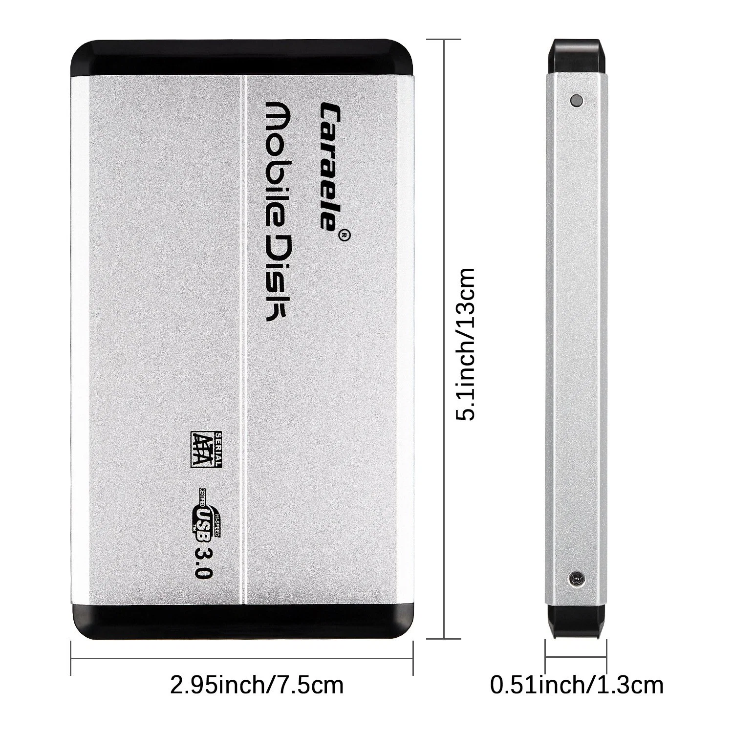 SSD portátil USB HDD Extremamente Alta Velocidade de tipo C dados externos a unidade de disco rígido portátil do adaptador de disco rígido