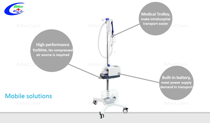 Caisson hyperbare Hfnc haut débit de la canule appareils de thérapie physique médicale de l'oxygène