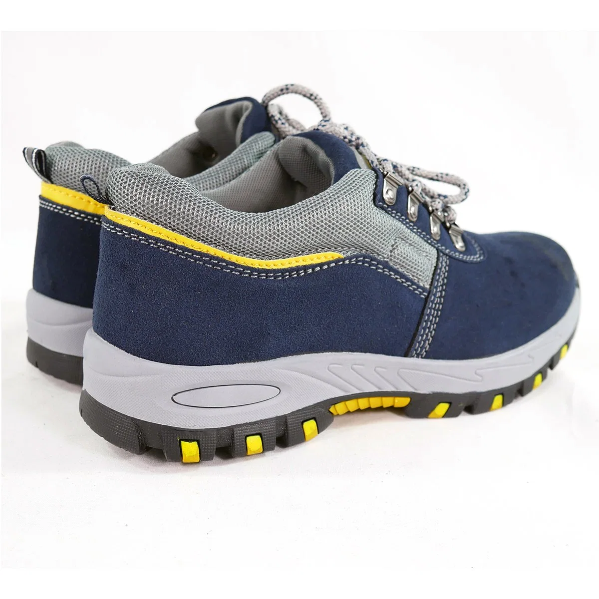 Wholesale/Supplier Blue Suede Cow Hide Steel Toe Cowhells Sole High quality/High cost performance  Low Price Durable Wear for Worker Safety Shoes