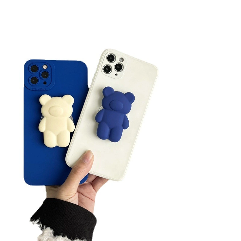 Socket Universal Accessories Silicone PVC Cute Cartoon Phone Holder Popular