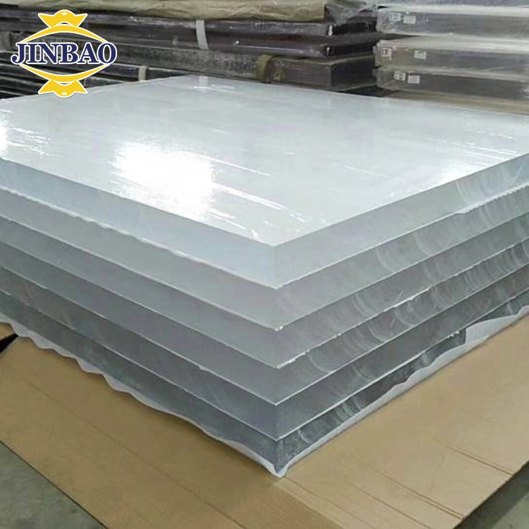 Jinbao Thick Transparent Acrylic Sheet 1220*2440mm 25-300mm Thickness