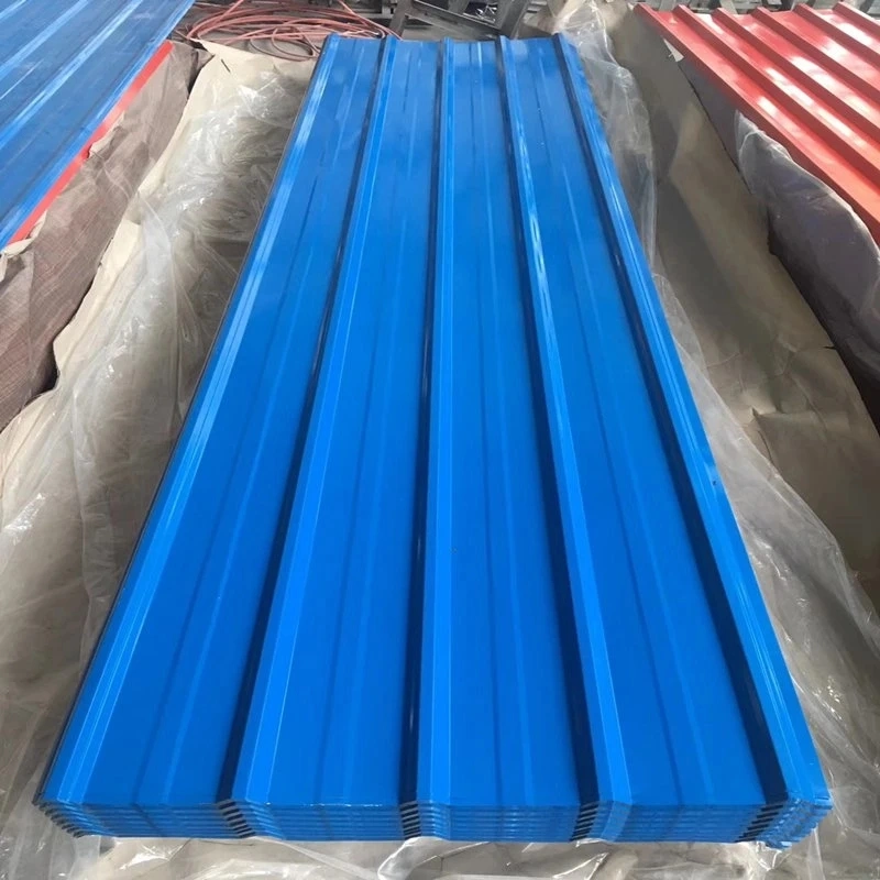 Grey/White/Green/Bright Black/Blue Galvanized Corrugated Sheet 0.35-1mm Thick Any Styles Roof Sheet