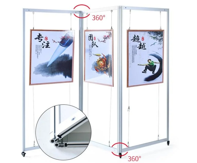 Aluminum Frame Panel Display Wall for Students Artwork, Class Room Libraries Hallways Exhibit Halls &Science Fairs