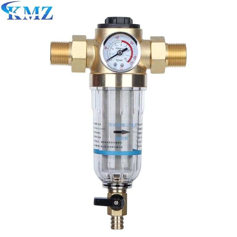 Factory Price Whole House Water Purification System Brass Sediment Pre-Filter with Self Cleaning Home Water Filter Water Prefilter