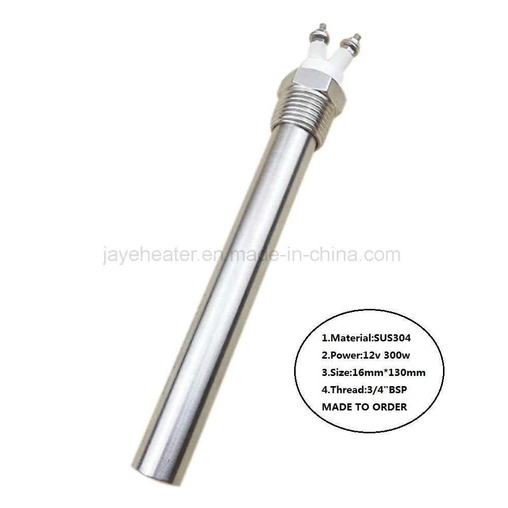 Screw-in Type Electric Cartridge Heater DC 12V 300W