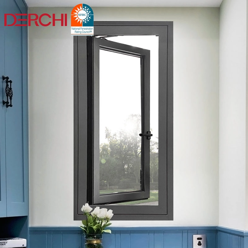 Waterproof Soundproof Wind Resistance Cheap Aluminum Casement Window Awning Window